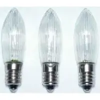 Hellum , lampada LED di ricambio con superficie strutturata, trasparente, 16V, confezione da 3 pezzi; codice prodotto: 914337