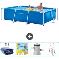 Intex Piscina fuori terra rettangolare - 260x160x65 cm - 5 pezzi - Modello SCB13