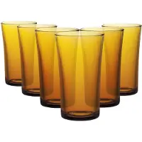 Duralex Set Di 6 Bicchieri Alti Ambra Lys 280ml