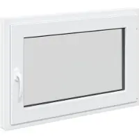 vidaXL Finestra basculante e girevole per cantina , modello RISOR, 90 x 70 cm