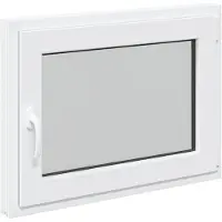 vidaXL Finestra basculante e girevole per cantina , modello RISOR, dimensioni 80 x 70 cm