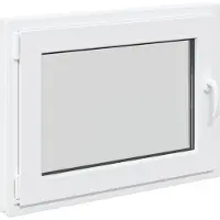 vidaXL Finestra basculante e girevole per cantina , modello RISOR, dimensioni 80 x 60 cm
