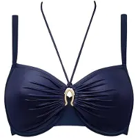 Marlies Dekkers Jet Set Majestic Blue Plunge Balcony Bikini Top Taglia: 75B | Bikini Outlet | Donna | Blu