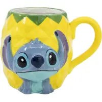 Stor Tazza 3d In Scatola Regalo A Forma Di Ananas Stitch 414ml