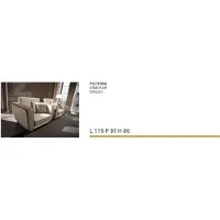 AEA Poltrona Design Divano Divano Relax Tessuto Lounge Lusso Televisione Club Tappezzeria Sedile