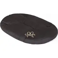 Stanislaw Jurga Cuscino per cani Cesto per cani Cuscino per cani Cuccia per cani Letti imbottiti per cani grandi R4 - 66 x 51 cm Nero