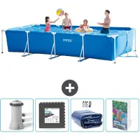 Intex Piscina fuori terra rettangolare - 450x220x84 cm - 5 pezzi - Modello SCB121
