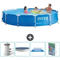 Intex Piscina fuori terra a struttura - 366x76 cm - 5 pezzi - Modello SCB117