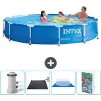 Intex Piscina fuori terra autoportante - 366x76 cm - 5 pezzi - Modello SCB126