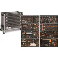 Beta Carrello degli attrezzi 9 cassetti, 716 pezzi, 2400S XL9/E-XXL