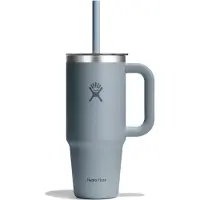 Hydroflask Travel Tumbler Clear Lid Bicchiere isolante (710 ml, grigio)