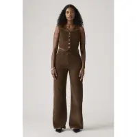 Levi's Ribcage Wide Leg Braided Corduroy Jeans Brown Taglia: W31L30 | Pantaloni Outlet | Donna | Marrone