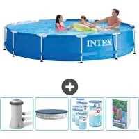 Intex Piscina autoportante rettangolare - 366x76 cm - 5 pezzi - SCB127
