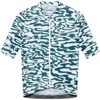 CafÉ Du Cycliste Laurette Maglietta da ciclismo Uomo (M, grigio)
