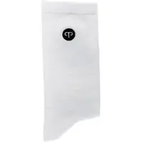 Peppermint Women's Signature Knitted Socks Calze da ciclismo Donna (35-38, bianco/grigio)