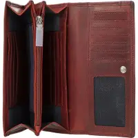 Maître Birkenfeld Diedburg Portafoglio Vera Pelle 17.5 cm rosso