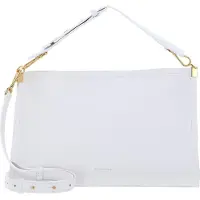 Coccinelle Leather Shoulder Bag With Strap In White Taglia: OS | Borse a mano Outlet | Donna | Bianco