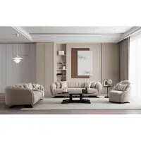 AEA Divano componibile 331 posti, design moderno, rivestito in tessuto