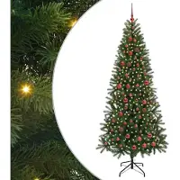 Syfax Albero di Natale artificiale Verde 210 cm PE e PVC