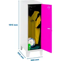 Simonlocker Montadas Armadietto Dism.single Mini+pies 1015x300x500 Mm
