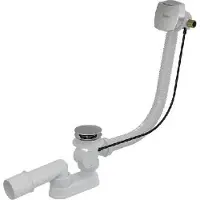 Ravak Sifone per vasca da bagno con troppopieno 57 B H/K, cromato