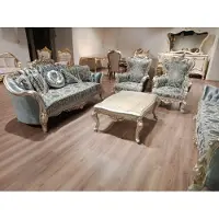 Xl Moebel Gmbh Sofa Couch Möbel Set Garnitur 3+1+1 Couchtisch Silber Barock Rokoko