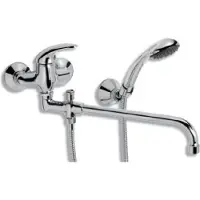 Novaservis Miscelatore pannello vasca 100 mm Metalia 55 cromo 55037.0