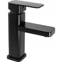 Granitan - Rubinetto per lavabo - Rubinetto da bagno - Cartuccia in Vetroceramica - Ottone - Nero - Rubinetto per lavabo - CARO