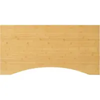 Prolenta Maison Exclusive - Piano scrivania in bambù, dimensioni 110x55x4 cm