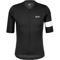 Rapha Core Jersey Maglietta da ciclismo Uomo (L, nero)