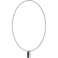 GUESS Eclipse Noir JUMN05104JWSTT/U — Collana Uomo in Acciaio