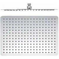 Hak Sapho Docce - Soffione doccia Slim 400x300 mm, cromo MS585