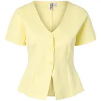 Pieces Top A Maniche Corte | Giallo | M