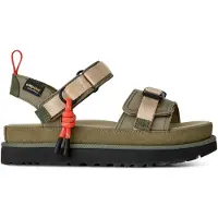 Ugg - Sandali con zeppa robusta - W Goldenstar Wildwood Burnt Olive per Donne in Poliestere Riciclato - Taglia 38 - Kaki