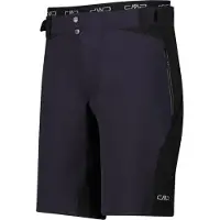 CMP Free Bike Bermuda With Inner Mesh Underwear Pantaloni da ciclismo Uomo (50, blu)