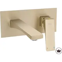 REA Rubinetto Per Lavabo Joe Brush Gold