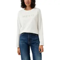 s.Oliver T-shirts Offwhite Taglia: 46 | Maglie a manica lunga Outlet | Donna | Bianco