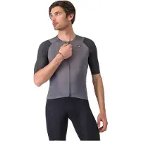 Castelli Aero Race 8S Jersey Maglietta da ciclismo Uomo (L, grigio)