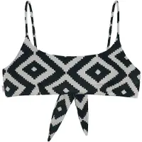 Mikuta The Printed Bikini Top White Taglia: M | Bikini Outlet | Donna | Bianco