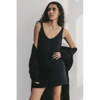 Mikuta The Black Thin Knit Dress Black Taglia: M | Abiti Mini Outlet | Donna | Nero