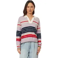Scotch & Soda Rugby Pullover Iris Engineered Stripe Taglia: L | Maglioni a maglia Outlet | Donna | Viola