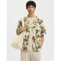 Selected Camicia A Maniche Corte Uomini Grigio S