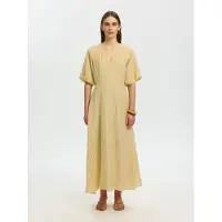 Selected Vestito Midi Donne Giallo 44