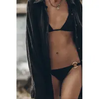 Mikuta The Black Bikini Bottom Black Taglia: L | Bikini Outlet | Donna | Nero