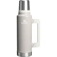 Stanley The Legendary Classic Bottle 1.5QT, Hammertone Ash 10-11347-0337 borraccia termica con tappo versatore e tazza, 1.4L
