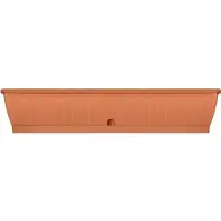 Garden ID Jardiniere - Terraflor - Terra 100 cm - Durata - Riserva d'acqua - Riciclato e riciclabile al 100% - Volume per le piante.