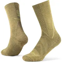 Buff Dryflx Crew Sock Calze da running (45-47, beige)
