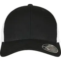 Flexfit Cappello da baseball nero / bianco