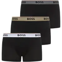 BOSS per uomo. 50554693 Set di tre boxer neri Power (XL), Nero, Homewear, Poliestere