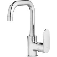 Lomadox Basin mixer with rectangular spout